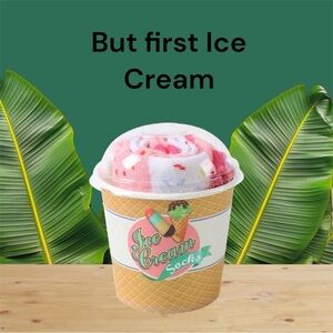 But First Ice Cream NWT 1 Pair of Socks Women size 4-10